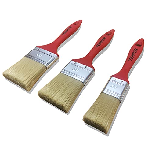 YEMPOR Lasurpinsel Malerpinsel Flachpinsel Lack Pinsel Borstenpinsel,Borstenstärke 14 Rot YEMPOR Lasurpinsel Malerpinsel Flachpinsel Lack Pinsel Borstenpinsel,Borstenstärke 14 Rot von YEMPOR