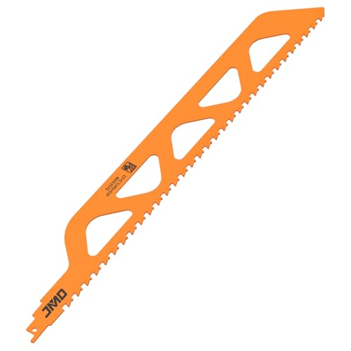 Säbelsägeblatt, Sägeblatt 305mm, Hartmetallstahl für Porenbeton, Holz, Metall, Ziegel, Beton, Professional Sägeblätter Säbelsäge (18inch - L455mm x B50m x T1,5mm, 1 Stück) von YERENCY