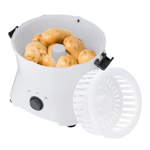 Elektrischer Kartoffelschäler 85w Elektrischer Schäler Für Fast Food Restaurants Mit Abtropfkorb Zum Trocknen Von Gemüse Und Schälen Von Kartoffeln Weiß Elektrischer Kartoffelschäler 85w Elektrischer Schäler Für Fast Food Restaurants Mit Abtropfkorb Zum Trocknen Von Gemüse Und Schälen Von Kartoffeln Weiß von YESTAIM