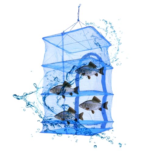 YESTAIM 4 Schichten Trocknungsnetz Faltbare Mesh Trockennetz Reißverschluss Kräutertrockner,Hängendes Kräuter Zusammenklappbar Kleidung, Obst, Gemüse Fisch YESTAIM 4 Schichten Trocknungsnetz Faltbare Mesh Trockennetz Reißverschluss Kräutertrockner,Hängendes Kräuter Zusammenklappbar Kleidung, Obst, Gemüse Fisch von YESTAIM