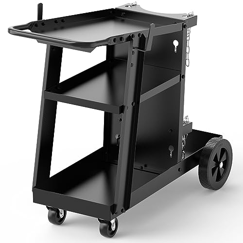 YESWELDER Schweißwagen für Wig MIG Schweißer und Plasmaschneider, Max.117kg Schweßgeräte Wagen Kipptisch Großer Stauraum 360° Rollbarer Schweißerwagen 70.2x85x41.5cm YESWELDER Schweißwagen für Wig MIG Schweißer und Plasmaschneider, Max.117kg Schweßgeräte Wagen Kipptisch Großer Stauraum 360° Rollbarer Schweißerwagen 70.2x85x41.5cm von YESWELDER