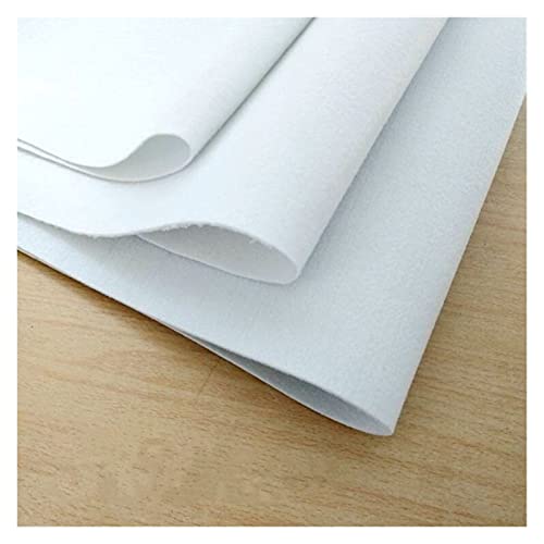 YETGFBH Bügelvlies,Vlieseline Patchwork 200/300 / 400g Einzelseitengewebe Klebstoff-Baumwoll-Batting-Creme-Interlining-Füller(400g 100x50cm) von YETGFBH