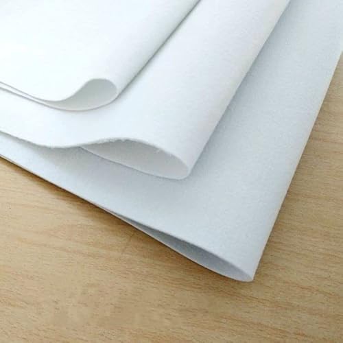YETGFBH Bügelvlies,Vlieseline Patchwork 200g 300g 400g Einzelseitengewebe Klebstoffbaumwoll-Batting-Creme-Interlining-Füller DIY. Handwerk Zubehör(300g 100x100cm) von YETGFBH