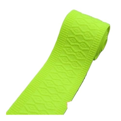 5 cm Hosen-Taille, Baumwolle, elastisches Gummiband, Kleidungszubehör mit doppeltem Argyle-Muster, verdickt (Grün 3) von YETONADO
