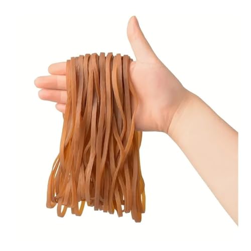 Dicke, elastische Bänder, robuste Gummibänder, Dosenbänder, Büro, Aktenordner, starke elastische Gummibänder für Schule, Zuhause, Büro (50 Stück, 120 mm - 10 mm) von YETONADO