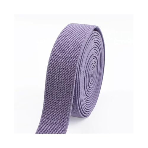 Elastische Bänder für Hosen, Taille, 3/5 Meter, 10–50 mm, elastisches Gurtband, Gürtel, DIY, Unterwäsche, Kleidung, Nähzubehör (lila, 3 m _ 38 mm) von YETONADO