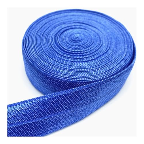 Elastisches Band, 15 mm, 20 mm, 25 mm, elastisches Band zum Nähen, Spitzenbesatz, Taillenband, Kleidungszubehör (Blau, 4,5 m _ 25 mm) von YETONADO