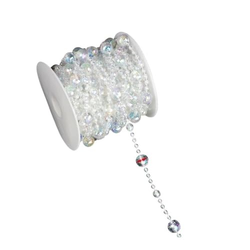 Perlenvorhang mit Kunstperlen, 4 mm - 10 mm, Perlenvorhang für Hochzeit, Brautstrauß, Dekoration, DIY, Schmuck, Bekleidungszubehör (B08–12 mm) von YETONADO