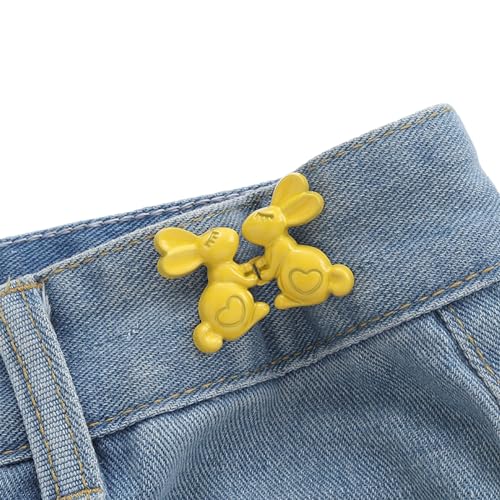 Schnallen in Cartoon-Form, Metallknöpfe, Jeans-Taillenverlängerung, verstellbare Demontage, freie Nähknöpfe für Kleidung, Anziehknopf, Nadel, kein Nähen, verstellbar Schnallen in Cartoon-Form, Metallknöpfe, Jeans-Taillenverlängerung, verstellbare Demontage, freie Nähknöpfe für Kleidung, Anziehknopf, Nadel, kein Nähen, verstellbar von YEUOANA