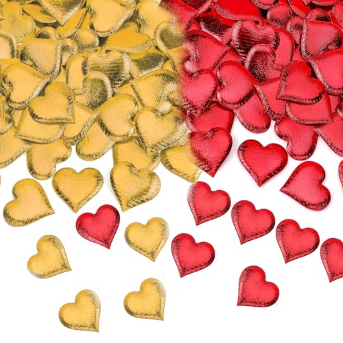 200 Stück Herz Deko für Valentinstag Deko, Liebe Herzen Deko für romantische Anlässe, Perfekt für Hochzeit, Geburtstag und Valentinstag, Bunte Herzen Streudeko, Ideal für Tischdeko und Feierlichkeiten von YEWCEP