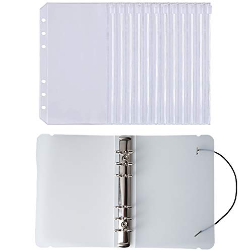 A6 Binder Taschen YEYIT 10 Stück Budget Binder A6 mit Umschlägen Reißverschluss PVC Dokumententasche mit 1 Stück A6 Binder Mappe Ringbuch für Bargeld Karten Speicher A6 Binder Taschen YEYIT 10 Stück Budget Binder A6 mit Umschlägen Reißverschluss PVC Dokumententasche mit 1 Stück A6 Binder Mappe Ringbuch für Bargeld Karten Speicher von YEYIT