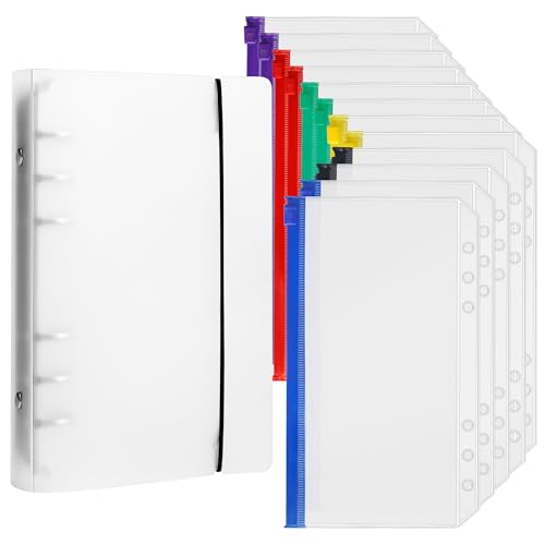 YEYIT Budget Planner A6 Ordner a6 12 Stück Budget Binder mit Gemischte Farben Umschlägen Reißverschluss,Organizer Ringbuch A6 Binder Ringbuchordner 6 Loch für Bargeld Karten Speicher Geld Organizer YEYIT Budget Planner A6 Ordner a6 12 Stück Budget Binder mit Gemischte Farben Umschlägen Reißverschluss,Organizer Ringbuch A6 Binder Ringbuchordner 6 Loch für Bargeld Karten Speicher Geld Organizer von YEYIT
