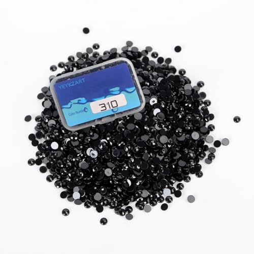 310 Schwarz Diamond Painting Rund Steine Einzeln für Diamant Malerei Zubehör 3500PCS 310 Schwarz Diamond Painting Rund Steine Einzeln für Diamant Malerei Zubehör 3500PCS von YEYKZART