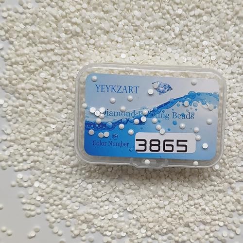 3865 Diamond Painting Replacement Stones Round Diamonds Beads Rhinestones Accessories for Diamond Painting Missing Color 3500 PCS von YEYKZART