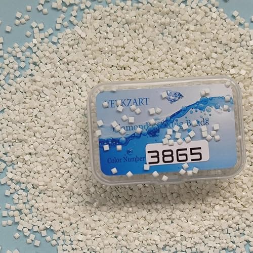 3865 Diamond Painting Replacement Stones Square Diamonds Beads Rhinestones Accessories for Diamond Painting Missing Color 3500 PCS von YEYKZART