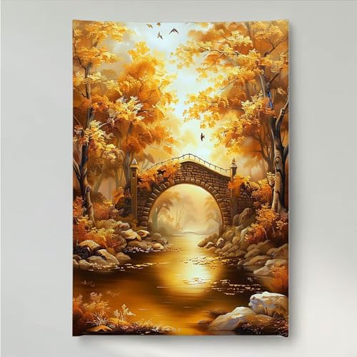 Diamond Painting Erwachsene Baum 5D DIY Diamant Painting Bilder für Kinder Anfänger, Runde Full Drill BrüCke, Mosaikherstellung Bastelset für Haus Wanddekoration Geschenke 50 x 65 cm PjY6561 M-4 Diamond Painting Erwachsene Baum 5D DIY Diamant Painting Bilder für Kinder Anfänger, Runde Full Drill BrüCke, Mosaikherstellung Bastelset für Haus Wanddekoration Geschenke 50 x 65 cm PjY6561 M-4 von YEYUMEOZ