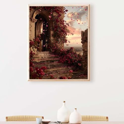 Diamond Painting Erwachsene Baum Diamond Painting Zubehör Blume, DIY Runden Steine Mosaikherstellung Basteln Erwachsene Anfänger Set für Heim Schlafzimmer Wohnzimmer, Geschenke 70 x 95 cm PJY9 7-J Diamond Painting Erwachsene Baum Diamond Painting Zubehör Blume, DIY Runden Steine Mosaikherstellung Basteln Erwachsene Anfänger Set für Heim Schlafzimmer Wohnzimmer, Geschenke 70 x 95 cm PJY9 7-J von YEYUMEOZ