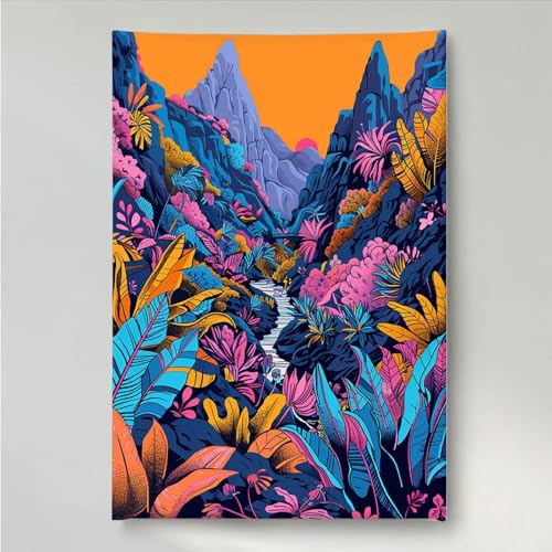 Diamond Painting Erwachsene Berg 5D DIY Diamant Painting Bilder für Kinder Anfänger, Runde Full Drill Landschaft, Mosaikherstellung Bastelset für Haus Wanddekoration Geschenke 40x50cm PjY979 L-0 von YEYUMEOZ