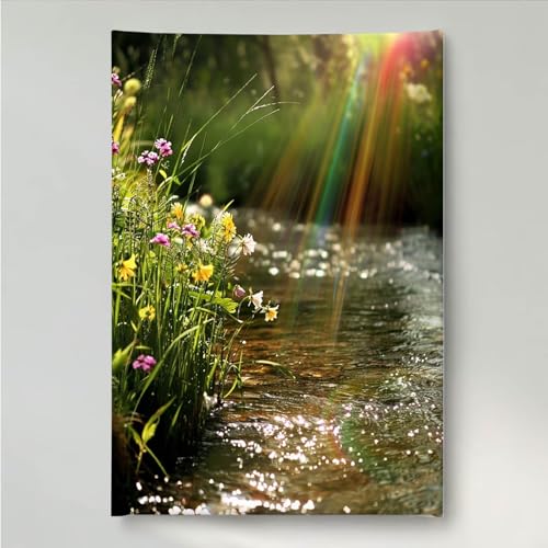 Diamond Painting Erwachsene Blume 5D DIY Diamant Painting Bilder für Kinder Anfänger, Runde Full Drill Blumen, Mosaikherstellung Bastelset für Haus Wanddekoration Geschenke 40x50cm PjY857 1-6 von YEYUMEOZ
