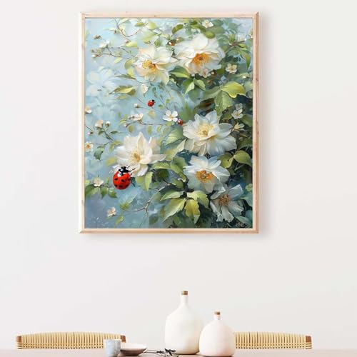 Diamond Painting Erwachsene Blume Diamond Painting Zubehör Blätter, DIY Runden Steine Mosaikherstellung Basteln Erwachsene Anfänger Set für Heim Schlafzimmer Wohnzimmer, Geschenke 100x135CM PJY9 8-R Diamond Painting Erwachsene Blume Diamond Painting Zubehör Blätter, DIY Runden Steine Mosaikherstellung Basteln Erwachsene Anfänger Set für Heim Schlafzimmer Wohnzimmer, Geschenke 100x135CM PJY9 8-R von YEYUMEOZ