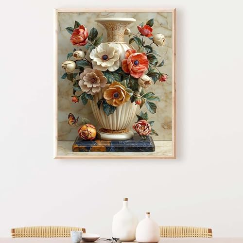 Diamond Painting Erwachsene Blume Diamond Painting Zubehör Rose, DIY Runden Steine Mosaikherstellung Basteln Erwachsene Anfänger Set für Heim Schlafzimmer Deko Wohnzimmer, Geschenke 100x135CM PJY9 D-8 Diamond Painting Erwachsene Blume Diamond Painting Zubehör Rose, DIY Runden Steine Mosaikherstellung Basteln Erwachsene Anfänger Set für Heim Schlafzimmer Deko Wohnzimmer, Geschenke 100x135CM PJY9 D-8 von YEYUMEOZ