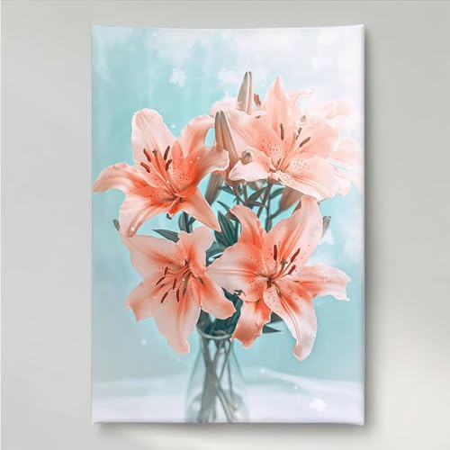 Diamond Painting Erwachsene Blumen 5D DIY Diamant Painting Bilder für Kinder Anfänger, Runde Full Drill Blume, Mosaikherstellung Bastelset für Haus Wanddekoration Geschenke 30x40cm PjY721 2-0 von YEYUMEOZ