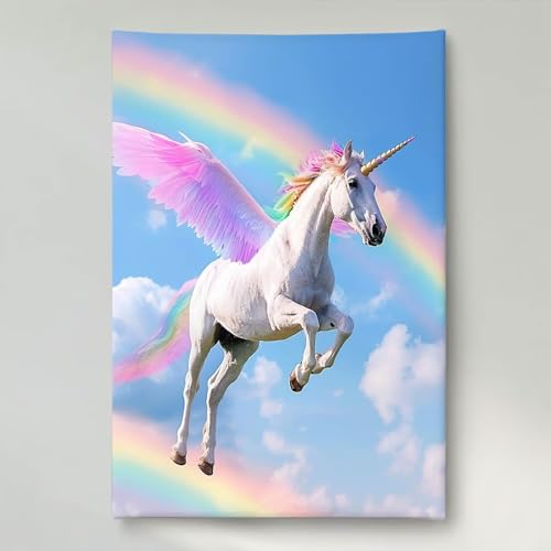 Diamond Painting Erwachsene Einhorn 5D DIY Diamant Painting Bilder für Kinder Anfänger, Runde Full Drill Tier, Mosaikherstellung Bastelset für Haus Wanddekoration Geschenke 30x40cm PjY6431 O-P Diamond Painting Erwachsene Einhorn 5D DIY Diamant Painting Bilder für Kinder Anfänger, Runde Full Drill Tier, Mosaikherstellung Bastelset für Haus Wanddekoration Geschenke 30x40cm PjY6431 O-P von YEYUMEOZ
