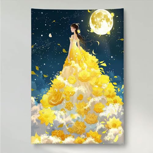 Diamond Painting Erwachsene Frau 5D DIY Diamant Painting Bilder für Kinder Anfänger, Runde Full Drill Blume, Mosaikherstellung Bastelset für Haus Wanddekoration Geschenke 40 x 50 cm PjY667 3-6 von YEYUMEOZ