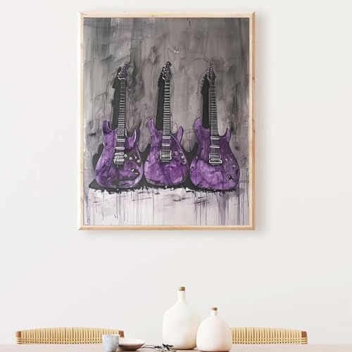 Diamond Painting Erwachsene Gitarre Diamond Painting Zubehör Schwarz, DIY Runden Steine Mosaikherstellung Basteln Erwachsene Anfänger Set für Heim Schlafzimmer Wohnzimmer, Geschenke 100x135CM PJY9 B-6 Diamond Painting Erwachsene Gitarre Diamond Painting Zubehör Schwarz, DIY Runden Steine Mosaikherstellung Basteln Erwachsene Anfänger Set für Heim Schlafzimmer Wohnzimmer, Geschenke 100x135CM PJY9 B-6 von YEYUMEOZ