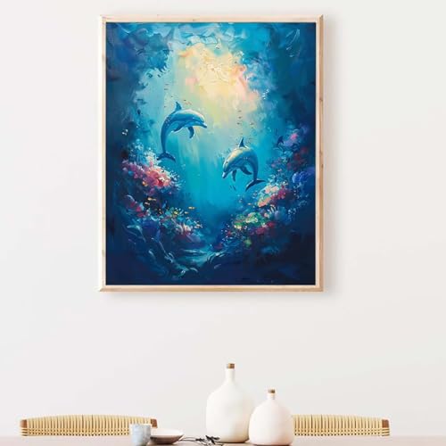 Diamond Painting Erwachsene Landschaft Diamond Painting Zubehör Haus, DIY Runden Steine Mosaikherstellung Basteln Erwachsene Anfänger Set für Schlafzimmer Wohnzimmer, Geschenke 30 x 40 cm PJY2 V-H von YEYUMEOZ