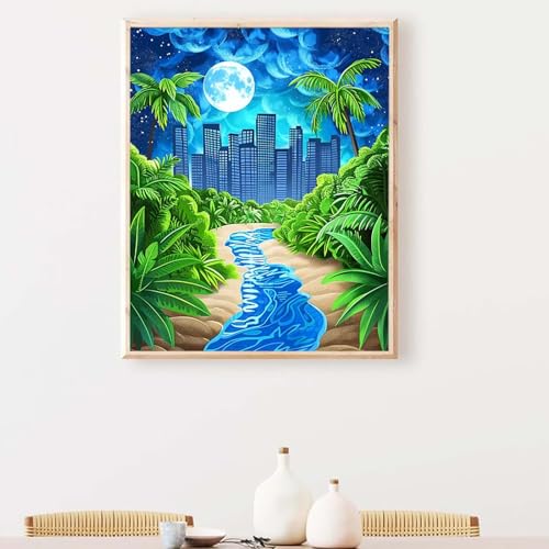 Diamond Painting Erwachsene Landschaft Diamond Painting Zubehör Himmel, DIY Runden Steine Mosaikherstellung Basteln Erwachsene Anfänger Set für Schlafzimmer Wohnzimmer, Geschenke 90 x 120cm PJY8 A-A Diamond Painting Erwachsene Landschaft Diamond Painting Zubehör Himmel, DIY Runden Steine Mosaikherstellung Basteln Erwachsene Anfänger Set für Schlafzimmer Wohnzimmer, Geschenke 90 x 120cm PJY8 A-A von YEYUMEOZ