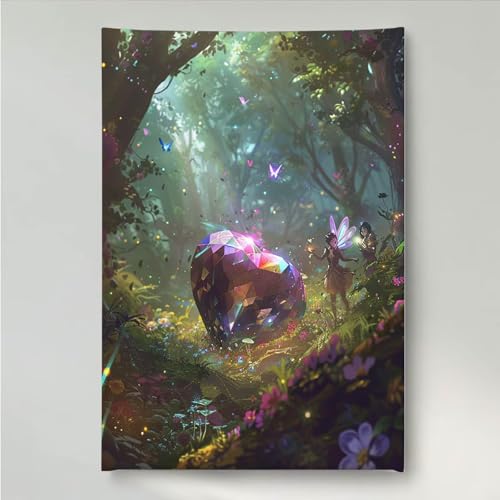 Diamond Painting Erwachsene Liebe 5D DIY Diamant Painting Bilder für Kinder Anfänger, Runde Full Drill Wald, Mosaikherstellung Bastelset für Haus Wanddekoration Geschenke 80 x 100cm PjY6771 L-D Diamond Painting Erwachsene Liebe 5D DIY Diamant Painting Bilder für Kinder Anfänger, Runde Full Drill Wald, Mosaikherstellung Bastelset für Haus Wanddekoration Geschenke 80 x 100cm PjY6771 L-D von YEYUMEOZ