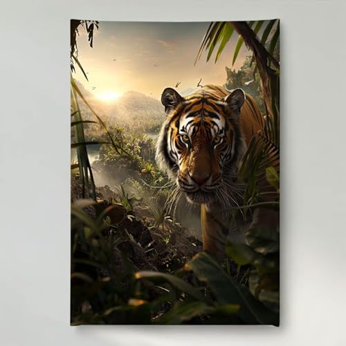 Diamond Painting Erwachsene Tier 5D DIY Diamant Painting Bilder für Kinder Anfänger, Runde Full Drill Tiger, Mosaikherstellung Bastelset für Haus Wanddekoration Geschenke 50 x 65 cm PjY6463 H-2 Diamond Painting Erwachsene Tier 5D DIY Diamant Painting Bilder für Kinder Anfänger, Runde Full Drill Tiger, Mosaikherstellung Bastelset für Haus Wanddekoration Geschenke 50 x 65 cm PjY6463 H-2 von YEYUMEOZ