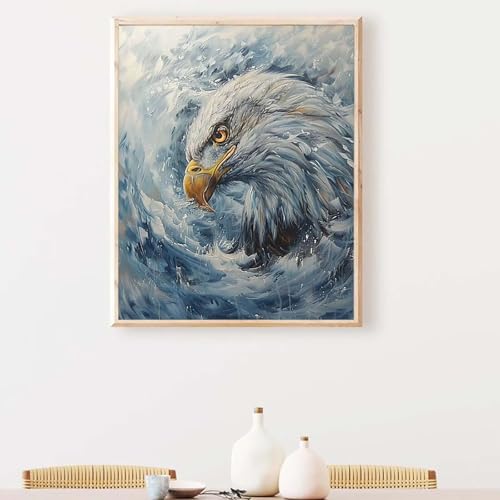Diamond Painting Erwachsene Tier Diamond Painting Zubehör Adler, DIY Runden Steine Mosaikherstellung Basteln Erwachsene Anfänger Set für Heim Schlafzimmer Wohnzimmer, Geschenke 70 x 95 cm PJY9 I-C Diamond Painting Erwachsene Tier Diamond Painting Zubehör Adler, DIY Runden Steine Mosaikherstellung Basteln Erwachsene Anfänger Set für Heim Schlafzimmer Wohnzimmer, Geschenke 70 x 95 cm PJY9 I-C von YEYUMEOZ