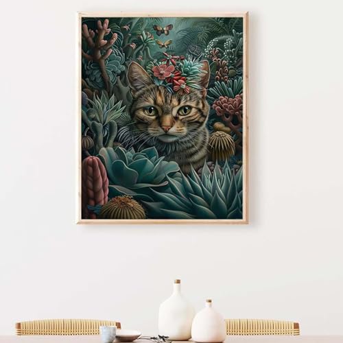 Diamond Painting Erwachsene Tier Diamond Painting Zubehör Katze, DIY Runden Steine Mosaikherstellung Basteln Erwachsene Anfänger Set für Heim Schlafzimmer Deko Wohnzimmer, Geschenke 100x135cm PJY9 G-O Diamond Painting Erwachsene Tier Diamond Painting Zubehör Katze, DIY Runden Steine Mosaikherstellung Basteln Erwachsene Anfänger Set für Heim Schlafzimmer Deko Wohnzimmer, Geschenke 100x135cm PJY9 G-O von YEYUMEOZ