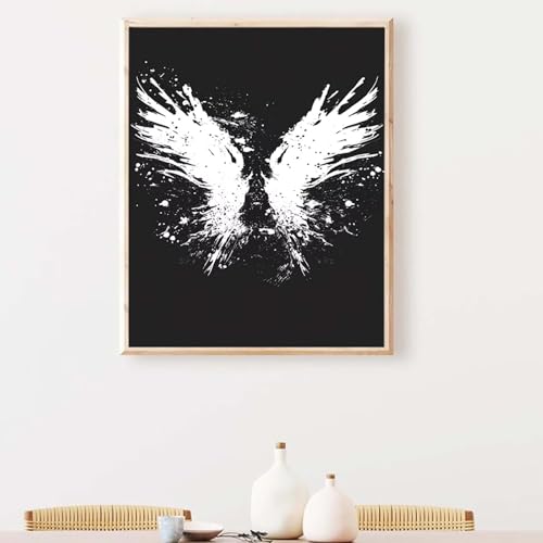 Flügel Diamond Painting, Diamond Painting Erwachsene Schwarz Diamant Malerei DIY Runden Steine Kristall Kunst Bastelnset Erwachsene Anfänger Set, zur Zimmer Wanddeko, Geschenke 60 x 80 cm PJY9 U-5 Flügel Diamond Painting, Diamond Painting Erwachsene Schwarz Diamant Malerei DIY Runden Steine Kristall Kunst Bastelnset Erwachsene Anfänger Set, zur Zimmer Wanddeko, Geschenke 60 x 80 cm PJY9 U-5 von YEYUMEOZ