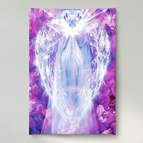 YEYUMEOZ Diamond Painting Blume Kristall Diamant Painting Bilder Kit für Kinder Erwachsene, DIY Crystal Strass Stickerei Diamant Malerei Kit, Home Büro Wall Dekoration Wanddeko 30 x 40 cm PjY618 3-S von YEYUMEOZ