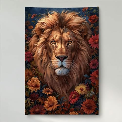 YEYUMEOZ Diamond Painting Blume LöWe Diamant Painting Bilder Kit für Kinder Erwachsene, DIY Crystal Strass Stickerei Diamant Malerei Kit, Home Büro Wall Dekoration Wanddeko 30 x 40 cm PjY1154 0-L YEYUMEOZ Diamond Painting Blume LöWe Diamant Painting Bilder Kit für Kinder Erwachsene, DIY Crystal Strass Stickerei Diamant Malerei Kit, Home Büro Wall Dekoration Wanddeko 30 x 40 cm PjY1154 0-L von YEYUMEOZ