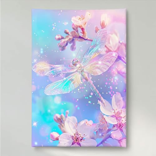 YEYUMEOZ Diamond Painting Blumen Blume Diamant Painting Bilder Kit für Kinder Erwachsene, DIY Crystal Strass Stickerei Diamant Malerei Kit, Home Büro Wall Dekoration Wanddeko 40 x 50 cm PjY972 3-Y von YEYUMEOZ