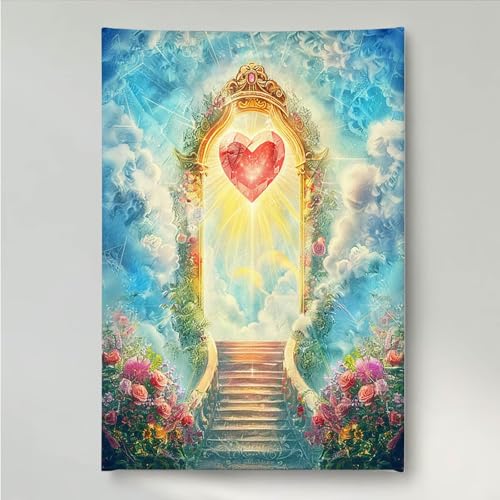 YEYUMEOZ Diamond Painting Erwachsene Blume 5D DIY Diamant Painting Bilder für Kinder Anfänger, Runde Full Drill Liebe, Mosaikherstellung Bastelset für Haus Wanddekoration Geschenke 60x80cm PjY761 X-4 YEYUMEOZ Diamond Painting Erwachsene Blume 5D DIY Diamant Painting Bilder für Kinder Anfänger, Runde Full Drill Liebe, Mosaikherstellung Bastelset für Haus Wanddekoration Geschenke 60x80cm PjY761 X-4 von YEYUMEOZ