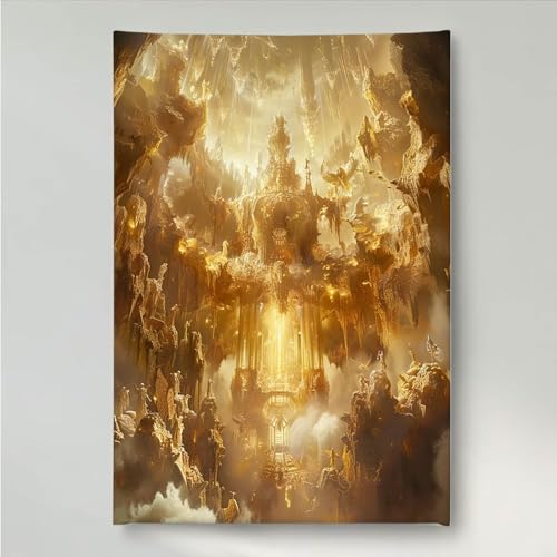 YEYUMEOZ Diamond Painting Himmel Architektur Diamant Painting Bilder Kit für Kinder Erwachsene, DIY Crystal Strass Stickerei Diamant Malerei Kit, Home Büro Wall Dekoration 40 x 50 cm PjY1070 L-5 von YEYUMEOZ