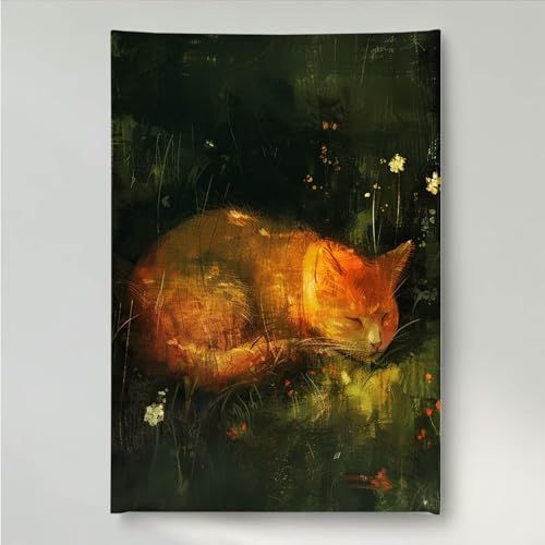 YEYUMEOZ Diamond Painting Katze Tier Diamant Painting Bilder Kit für Kinder Erwachsene, DIY Crystal Strass Stickerei Diamant Malerei Kit, Home Büro Wall Dekoration Wanddeko 30 x 40 cm PjY910 A-6 von YEYUMEOZ