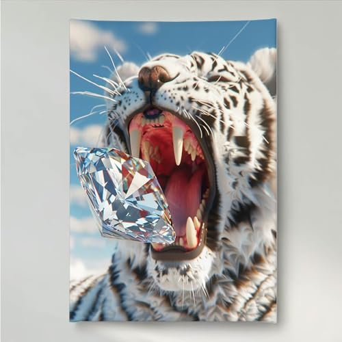 YEYUMEOZ Diamond Painting Kristall Tier Diamant Painting Bilder Kit für Kinder Erwachsene, DIY Crystal Strass Stickerei Diamant Malerei Kit, Home Büro Wall Dekoration Wanddeko 30x40cm PjY1270 6-R YEYUMEOZ Diamond Painting Kristall Tier Diamant Painting Bilder Kit für Kinder Erwachsene, DIY Crystal Strass Stickerei Diamant Malerei Kit, Home Büro Wall Dekoration Wanddeko 30x40cm PjY1270 6-R von YEYUMEOZ