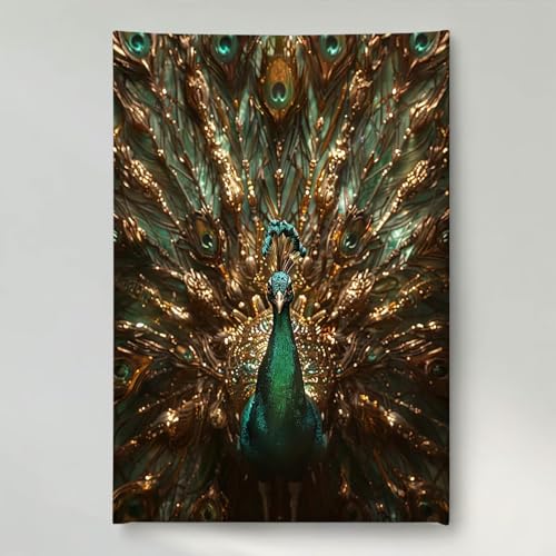 YEYUMEOZ Diamond Painting Pfau Tier Diamant Painting Bilder Kit für Kinder Erwachsene, DIY Crystal Strass Stickerei Diamant Malerei Kit, Home Büro Wall Dekoration Wanddeko 30 x 40 cm PjY6400 8-3 YEYUMEOZ Diamond Painting Pfau Tier Diamant Painting Bilder Kit für Kinder Erwachsene, DIY Crystal Strass Stickerei Diamant Malerei Kit, Home Büro Wall Dekoration Wanddeko 30 x 40 cm PjY6400 8-3 von YEYUMEOZ