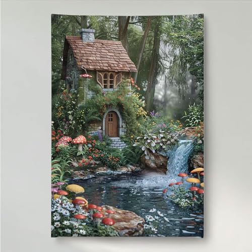YEYUMEOZ Diamond Painting Pilz Haus Diamant Painting Bilder Kit für Kinder Erwachsene, DIY Crystal Strass Stickerei Diamant Malerei Kit, Home Büro Wall Dekoration Wanddeko 50x65cm PjY6884 1-H YEYUMEOZ Diamond Painting Pilz Haus Diamant Painting Bilder Kit für Kinder Erwachsene, DIY Crystal Strass Stickerei Diamant Malerei Kit, Home Büro Wall Dekoration Wanddeko 50x65cm PjY6884 1-H von YEYUMEOZ