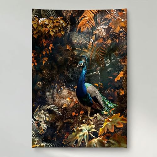 YEYUMEOZ Diamond Painting Tier Pfau Diamant Painting Bilder Kit für Kinder Erwachsene, DIY Crystal Strass Stickerei Diamant Malerei Kit, Home Büro Wall Dekoration Wanddeko 60x80cm PjY6410 2-L YEYUMEOZ Diamond Painting Tier Pfau Diamant Painting Bilder Kit für Kinder Erwachsene, DIY Crystal Strass Stickerei Diamant Malerei Kit, Home Büro Wall Dekoration Wanddeko 60x80cm PjY6410 2-L von YEYUMEOZ