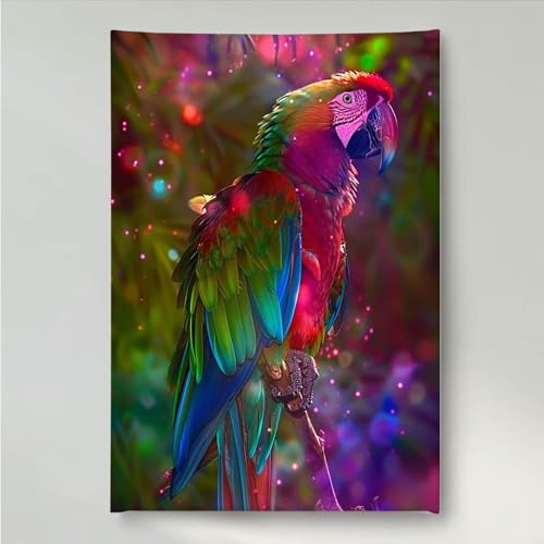 YEYUMEOZ Diamond Painting Tier Vogel Diamant Painting Bilder Kit für Kinder Erwachsene, DIY Crystal Strass Stickerei Diamant Malerei Kit, Home Büro Wall Dekoration Wanddeko 40 x 50 cm PjY814 R-5 von YEYUMEOZ