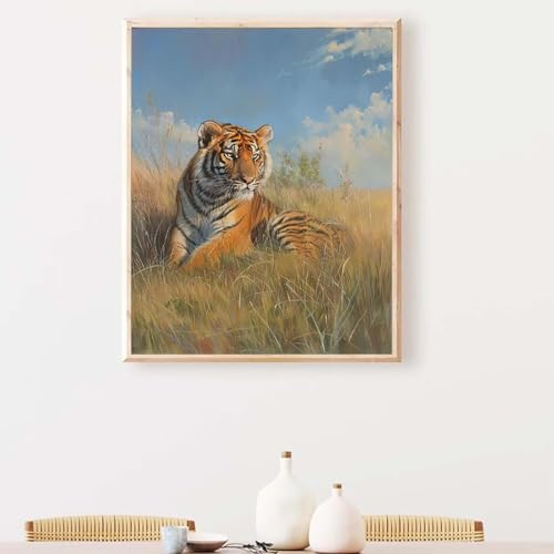 YEYUMEOZ Tier Diamond Painting, Diamond Painting Erwachsene Tiger Diamant Malerei DIY Runden Steine Kristall Kunst Bastelnset Erwachsene Anfänger Set, zur Zimmer Wanddeko, Geschenke 70x95cm PJY9 C-4 YEYUMEOZ Tier Diamond Painting, Diamond Painting Erwachsene Tiger Diamant Malerei DIY Runden Steine Kristall Kunst Bastelnset Erwachsene Anfänger Set, zur Zimmer Wanddeko, Geschenke 70x95cm PJY9 C-4 von YEYUMEOZ
