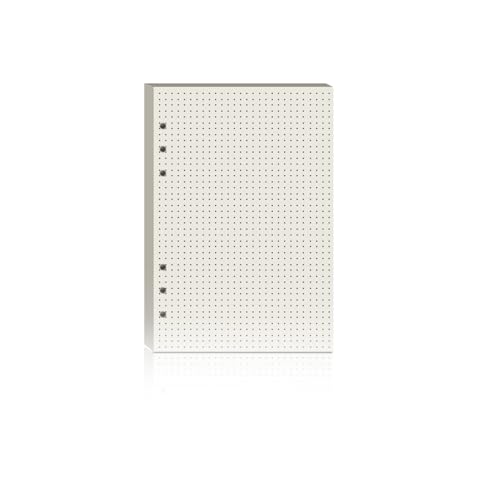 YFLeomry 60 Blätter A5 Gepunktet Papier 1 Packungen Ringbuch A5 Nachfüllbar 6 Lochung Ringbuch Notizbuch Nachfüllpapier Nachfüllbare für Notizbuch Tagbuch(21x14,5 cm) von YFLeomry