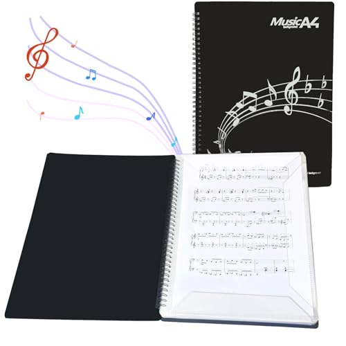 YFLeomry Notenmappe a4 40 Seiten Chormappe Schwarz für Sänger,Notenmappe für Notenblätter a4 für Notenblätter Klavier Gitarre Violine Mappe für Notenblätter YFLeomry Notenmappe a4 40 Seiten Chormappe Schwarz für Sänger,Notenmappe für Notenblätter a4 für Notenblätter Klavier Gitarre Violine Mappe für Notenblätter von YFLeomry